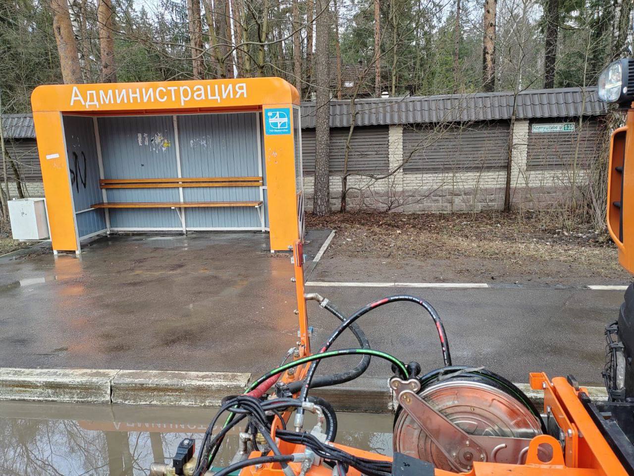 Отмываем дороги после зимы Отмываем дороги после зимы