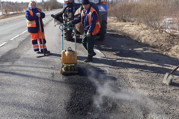 Активная фаза ямочного ремонта